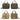 Tactical K9 Dog Bag Set for Harness – MOLLE-Ready Attachments